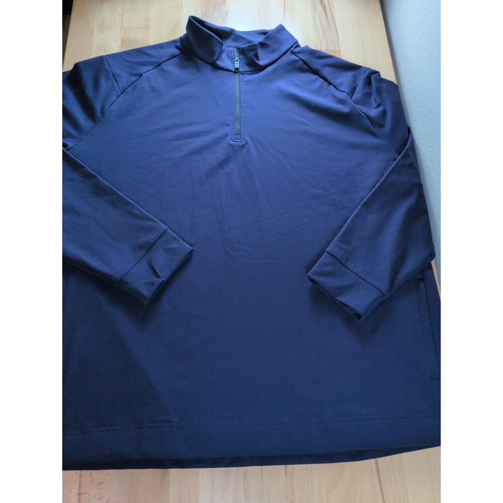 Public Rec Mens Size XL Navy Blue 1/4 Zip Pullover Performance